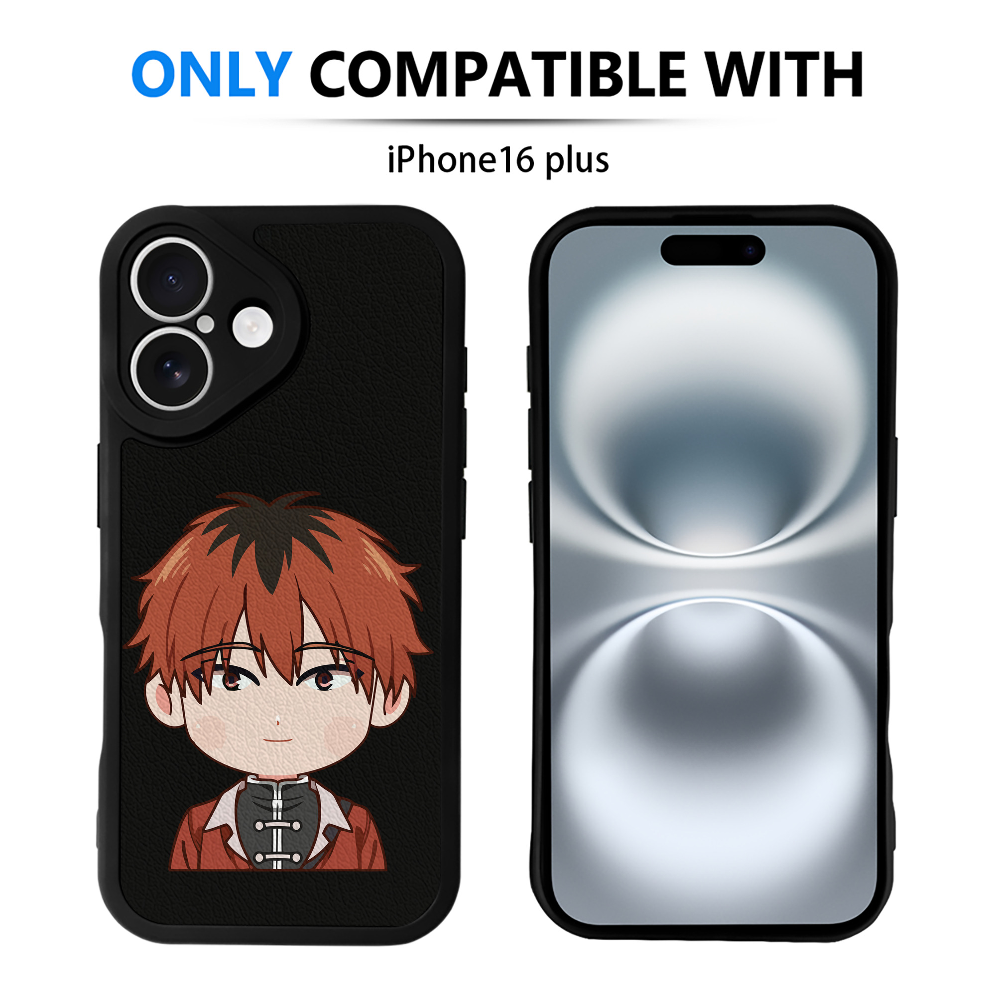 （画像用） 葬送のフリーレン Frieren 【iPhone 16シリーズ対応】シリコンスマホケース（レザー調） 材質：シリコン